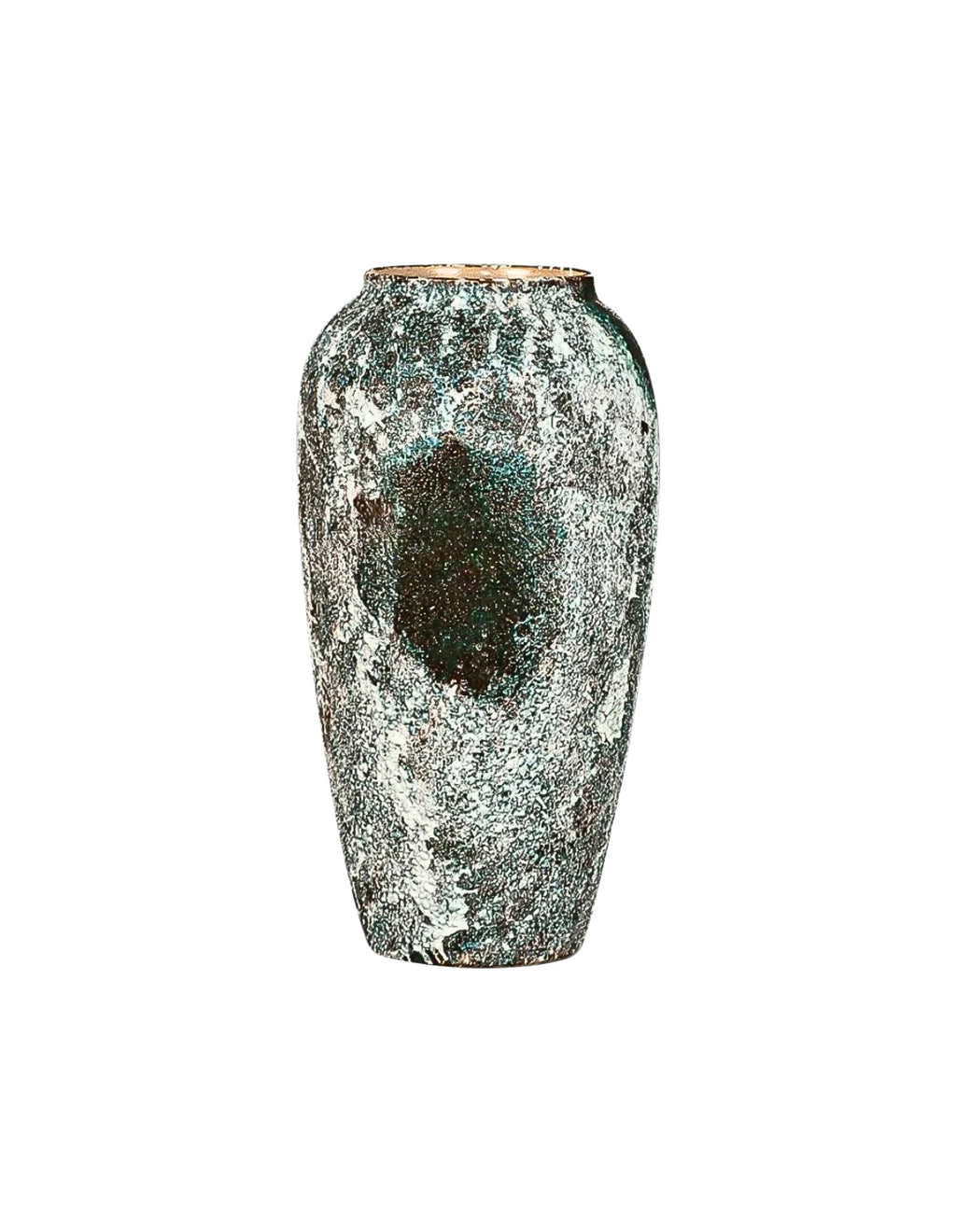 SOGA 35x17cm Green Large Ceramic Flower Vase Elegant Living Room Home Decor-0