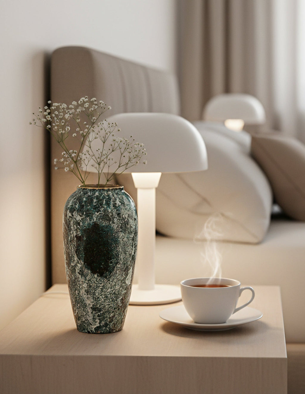 SOGA 35x17cm Green Large Ceramic Flower Vase Elegant Living Room Home Decor-4
