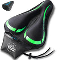 YC 6, YLG Green Memory Foam Bike seat Cover 11" x 7" Green-0