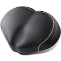 YN 5, Noseless Bike Seat for Men Women, IPX7 Waterproof, White Line-0