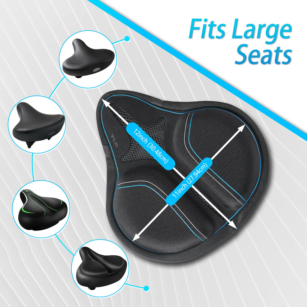 YCW 7, YLG Noseless Bike Seat Cover 12" x 11“-1