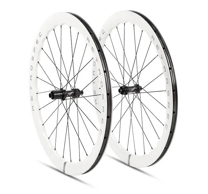 RS-H290 Wavy Carbon Road Bike Wheelset | 50mm Disc Brake Thru Axle-0