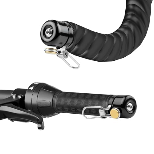 80dB Loud Aluminum Handlebar End Plug Bell-0