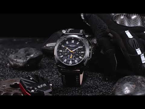 MEGIR Relogio Masculino Watches Men Fashion Leather Band Sports Military Watches Luxury Quartz Business Wristwatch Reloj Hombre 2128-11