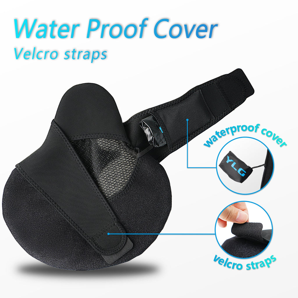 YCW 4, YLG Bike Seat Cushion - 11.8 * 11 Inches Black-3