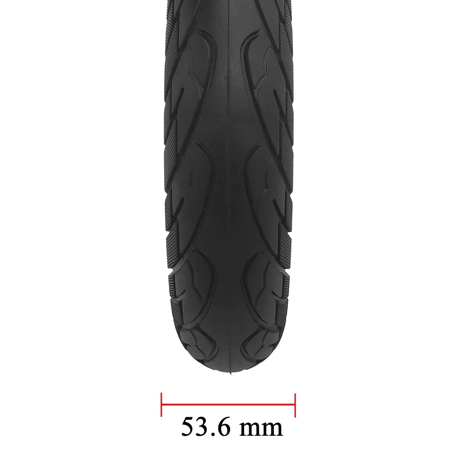10x2.125 E-Scooter Vollgummi Reifen Schwarz-2
