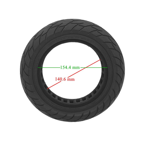 10x2.125 E-Scooter Vollgummi Reifen Schwarz-1