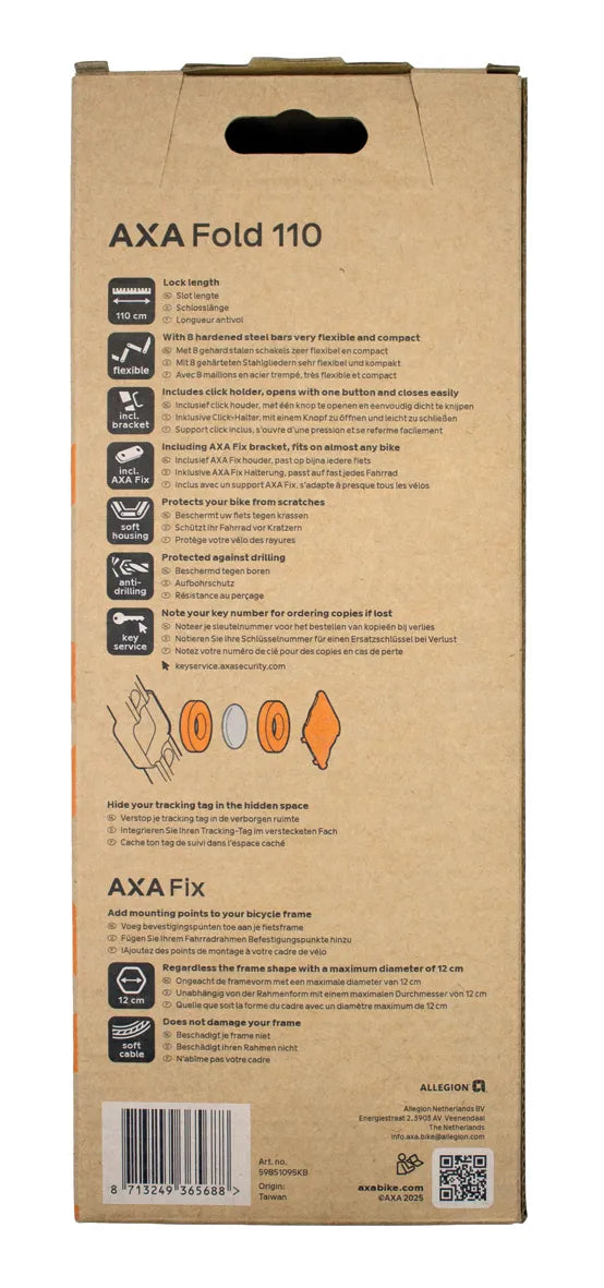 AXA Fold 110 - Fahrrad Faltschloss-1