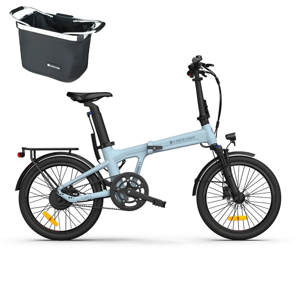 ADO Air 20 Pro - faltbares E-Bike mit Riemen + Frontkorb-0