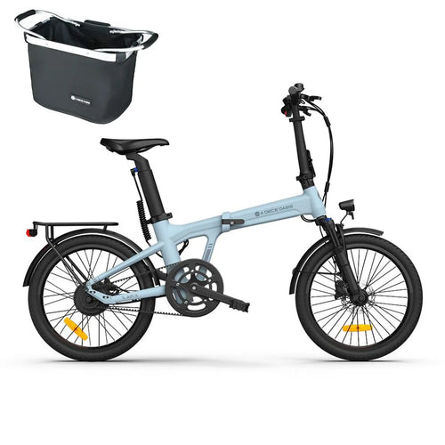 ADO Air 20 Pro - faltbares E-Bike mit Riemen + Frontkorb-0