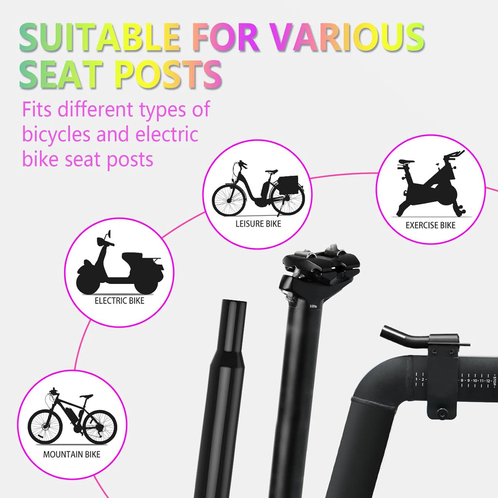 YS 8, YLG Oversized Bike Seat Rainbow Gradient Design-4