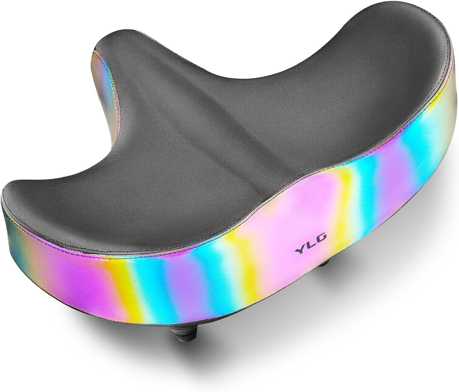 YS 8, YLG Oversized Bike Seat Rainbow Gradient Design-0