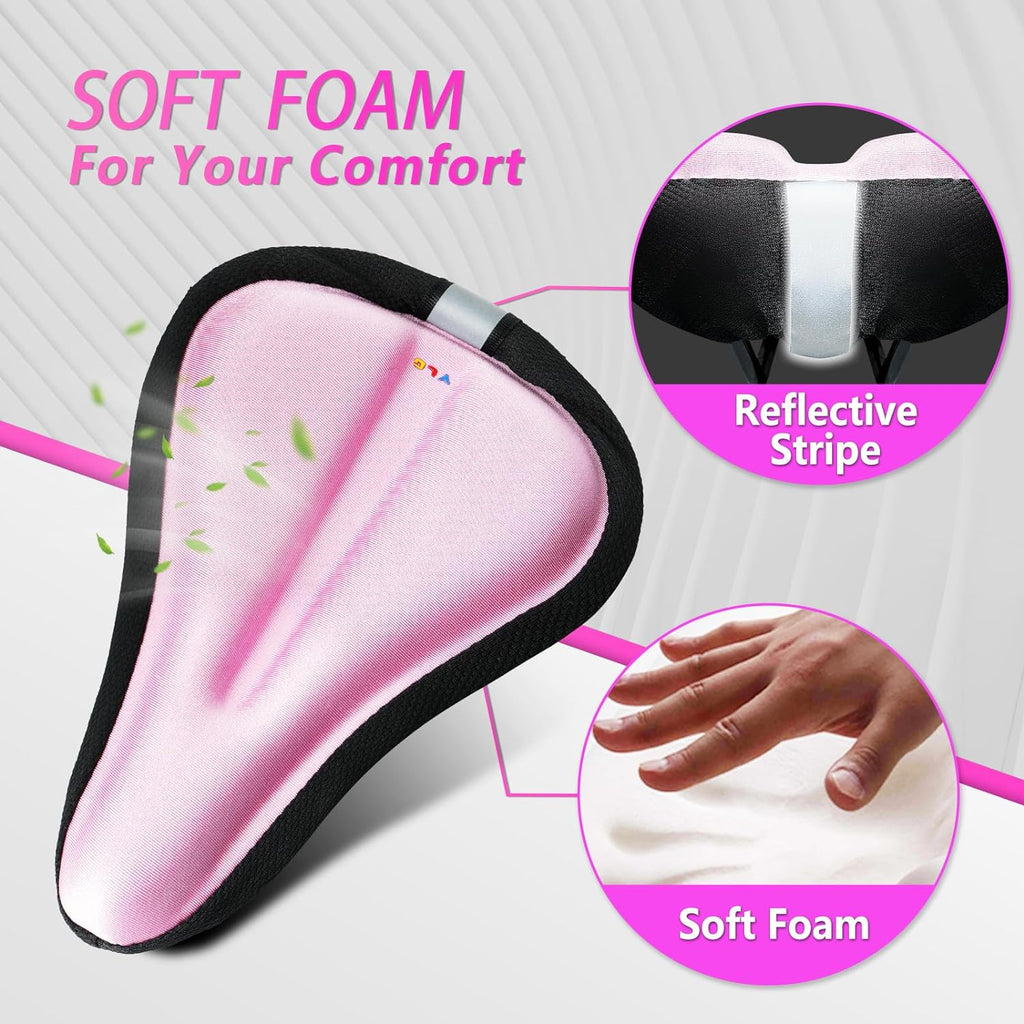 YK 5, YLG Kids Bike Seat Cushion for Girls-2