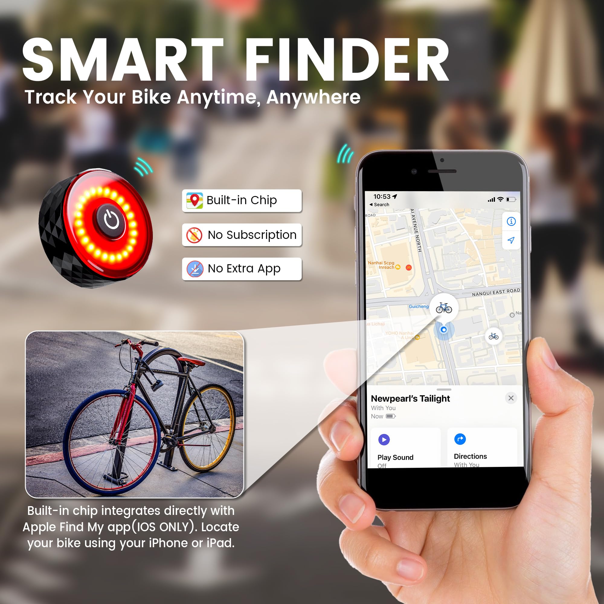 Smart Rear Light with Apple Find My Location-1