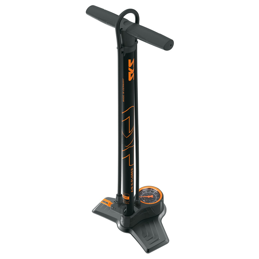 AIR-X-PLORER 10.0 stabile Standpumpe mit Präzisionsmanometer für Fahrräder-2