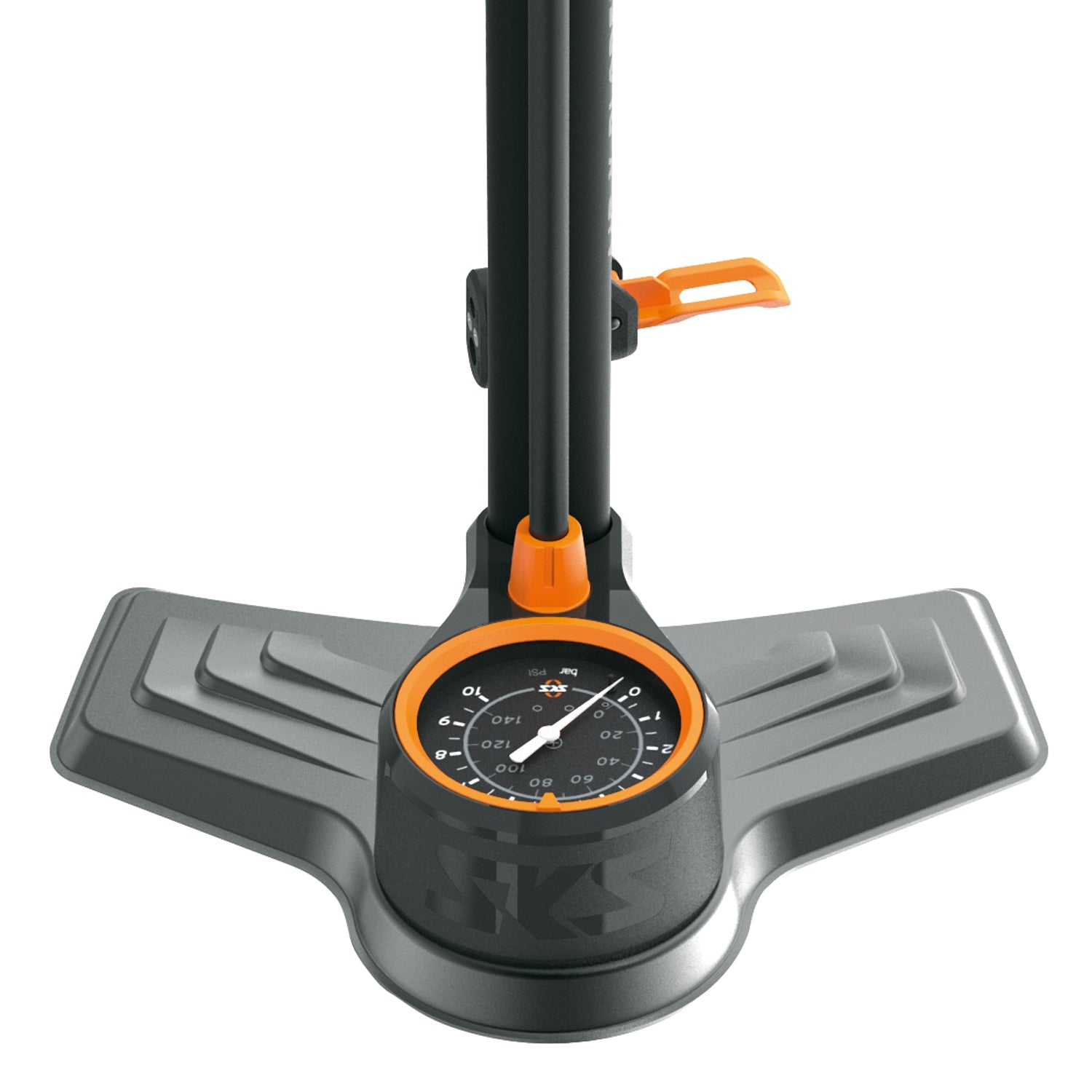AIR-X-PLORER 10.0 stabile Standpumpe mit Präzisionsmanometer für Fahrräder-4