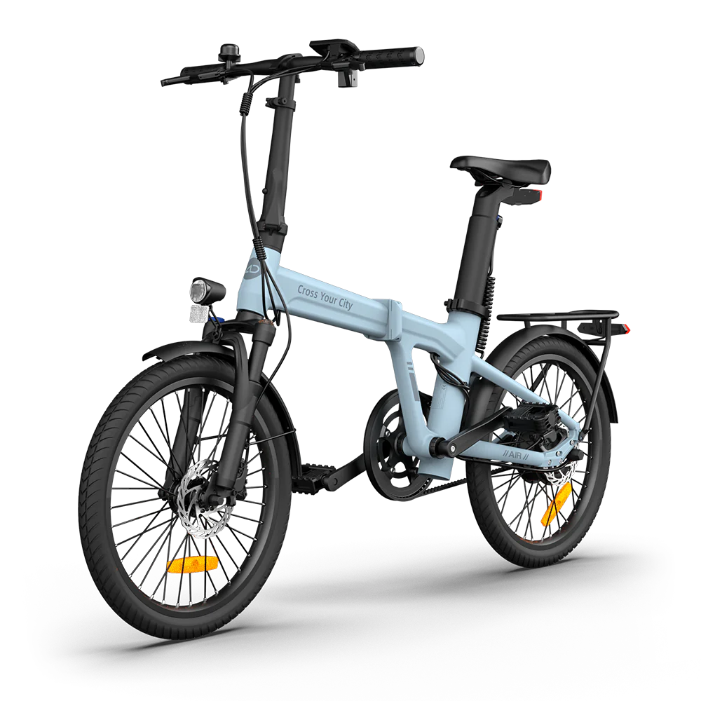 ADO Air 20 Pro - faltbares E-Bike mit Riemen + Frontkorb-4