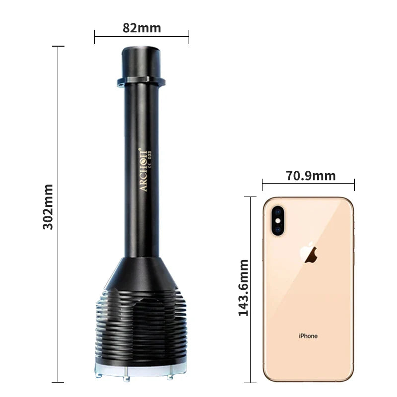 ARCHON D33 3000lumens diving light-2