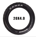 2x Fatbike Reifen KENDA Krusade 20x4 Zoll Reifen Set, Fat Bike Mantel Set Schwarz-0