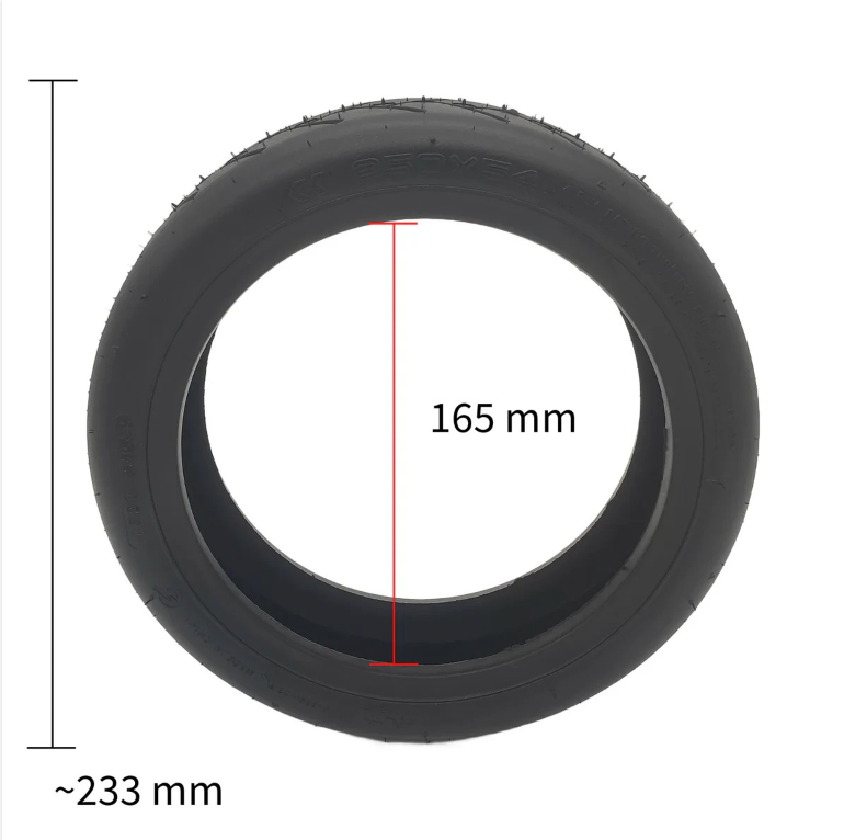 E-Scooter Reifen Tubeless CST 250x54 mit Ventil für Xiaomi Mi 4 Pro OEM Ersatz-1