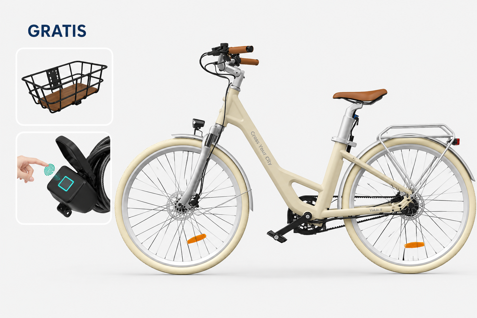 ADO Air 28 Pro Urban E-Bike mit Riemen-0