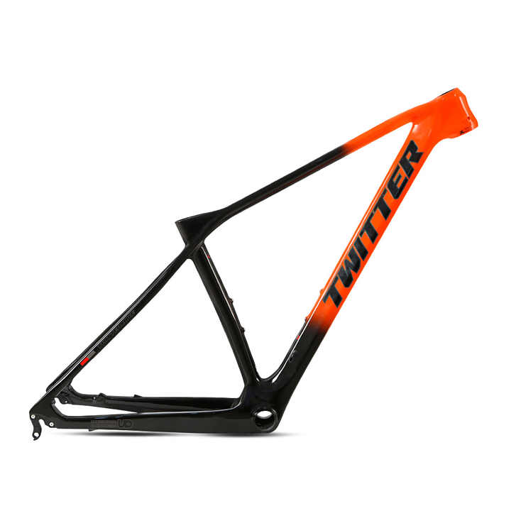 TWITTER PREDATOR Pro Carbon MTB Frame – T900 Mix, 29"/27.5", XC Racing, 135mm QR-3