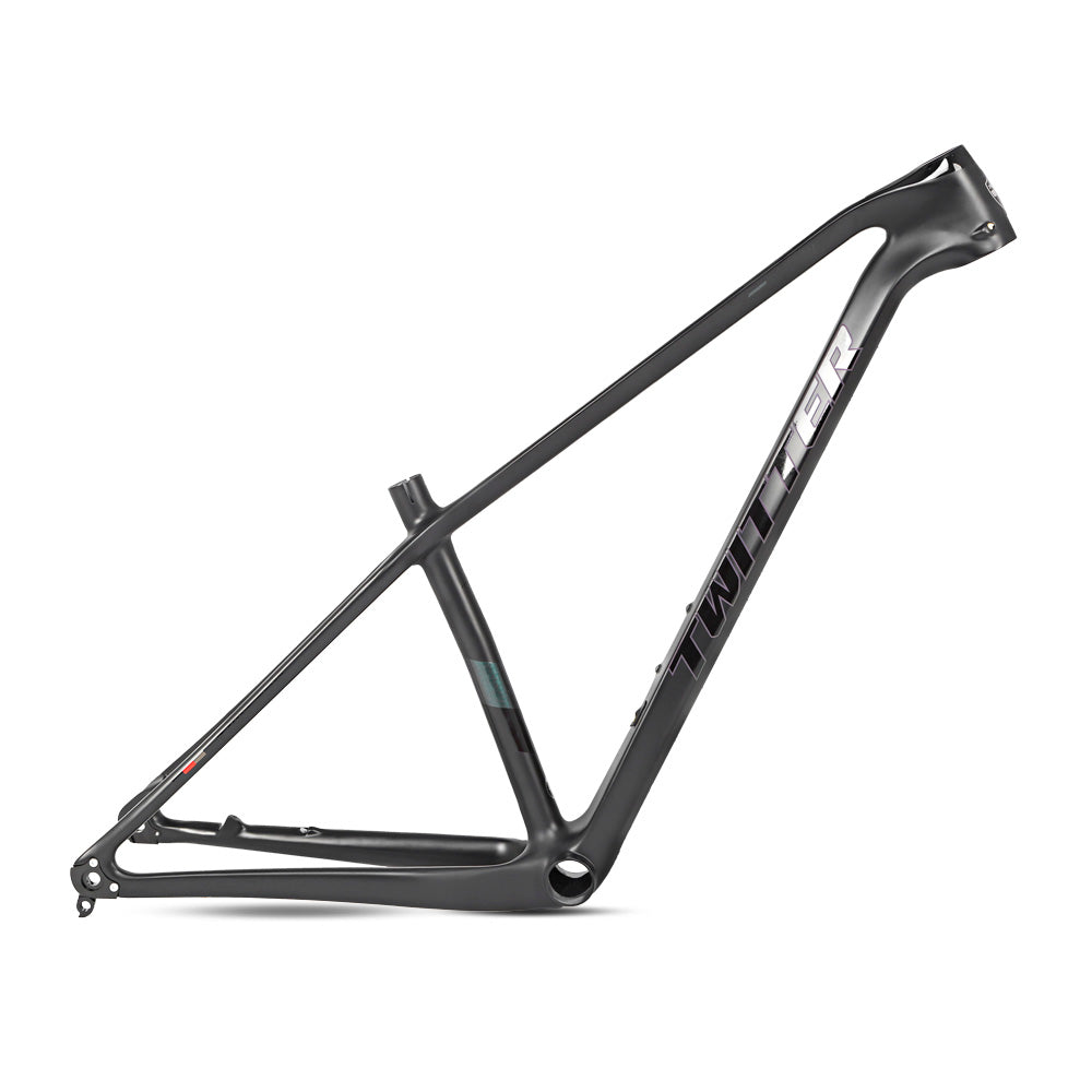 TWITTER WARRIOR Pro Carbon MTB Frame – T900 Mix, 29"/27.5", XC Racing, Gloss+UV Decals-6
