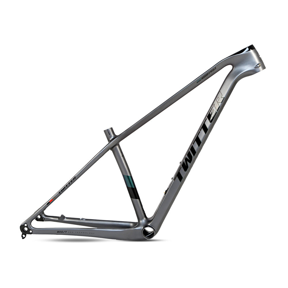 TWITTER WARRIOR Pro Carbon MTB Frame – T900 Mix, 29"/27.5", Thru axle  +Lever, Gloss+UV Decals-7
