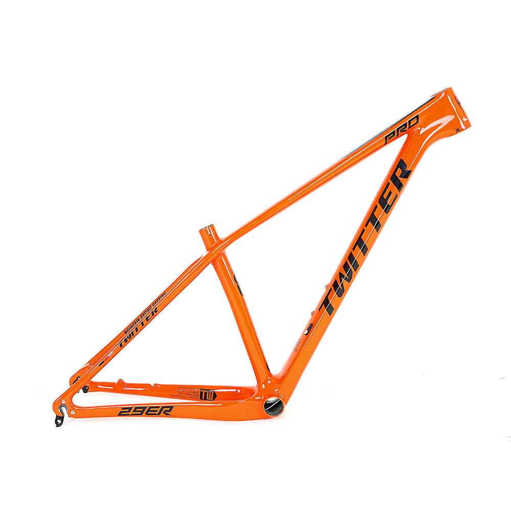 TWITTER LEOPARD Pro Carbon MTB Frame – T800, 29"/27.5", XC Racing, Gloss+UV Decals-3