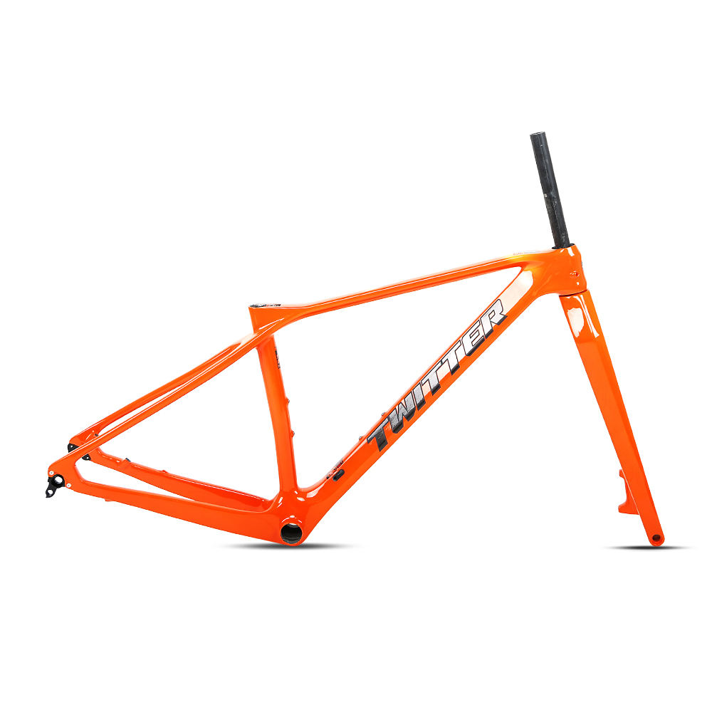 TWITTER M6 Carbon MTB Frame – T900 Mix, 29"/27.5", Strengthened XC,  Thru axle  +Lever-5