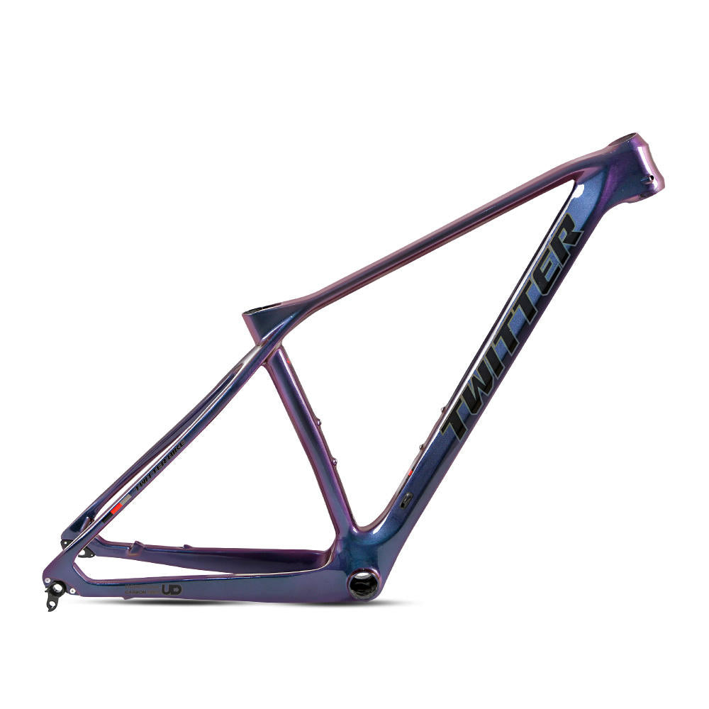 TWITTER PREDATOR Pro Carbon MTB Frame – T900 Mix, 29"/27.5", XC Racing,  Thru axle  +Lever-9