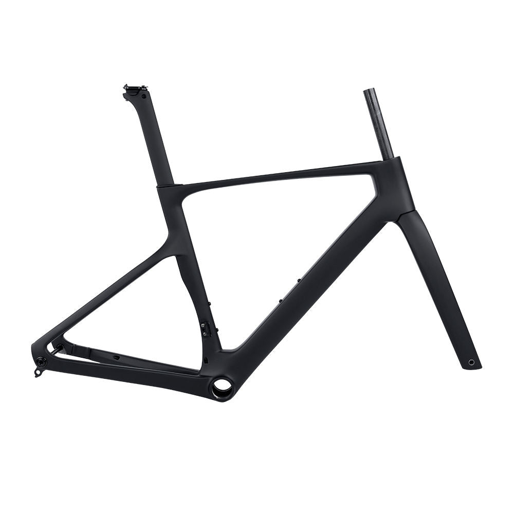 CYCTRAC R18 Disc Carbon Road Frame Set – T800/T1000, 700C, Thru Axle, Aero, Internal Routing-1