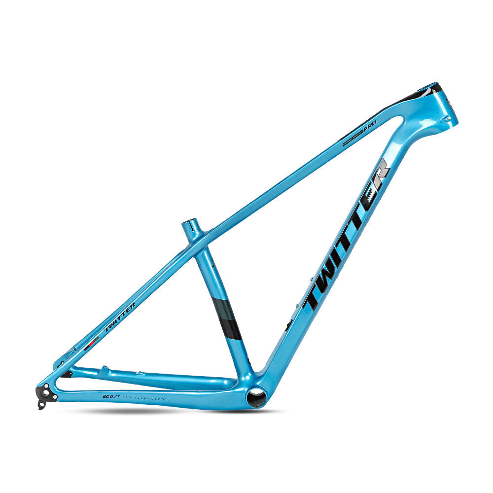 TWITTER WARRIOR Pro Carbon MTB Frame – T900 Mix, 29"/27.5", Thru axle  +Lever, Gloss+UV Decals-8