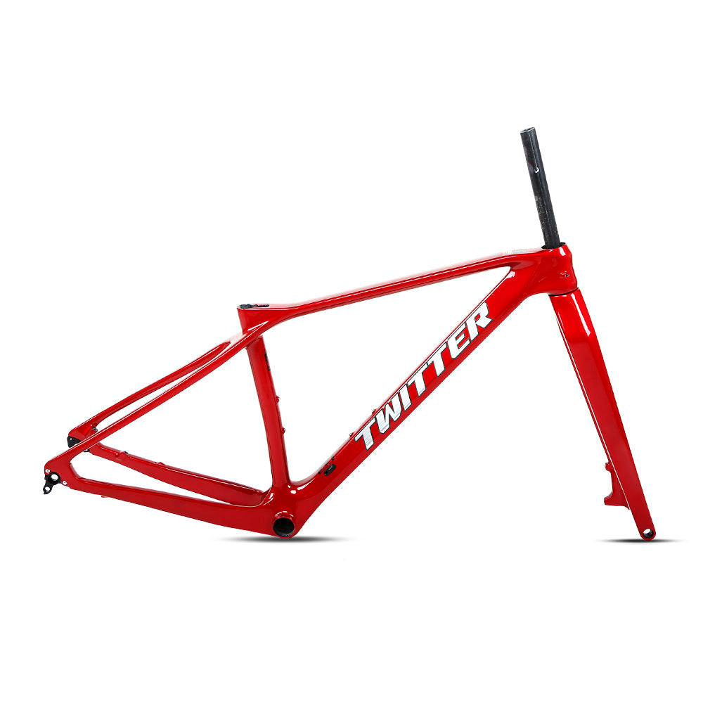 TWITTER M6 Carbon MTB Frame – T900 Mix, 29"/27.5", Strengthened XC,  Thru axle  +Lever-3