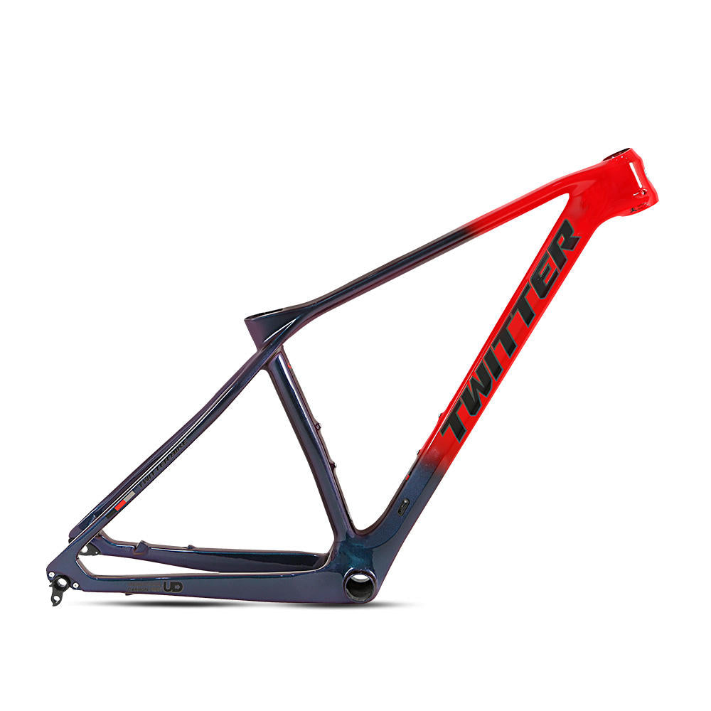 TWITTER PREDATOR Pro Carbon MTB Frame – T900 Mix, 29"/27.5", XC Racing, 135mm QR-6