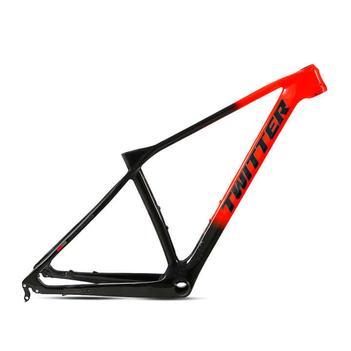 TWITTER PREDATOR Pro Carbon MTB Frame – T900 Mix, 29"/27.5", XC Racing, 135mm QR-5