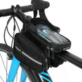 NOOYAH PR009 Top Tube Bike Bag – Waterproof Frame Bag with Phone Holder & Storage-0
