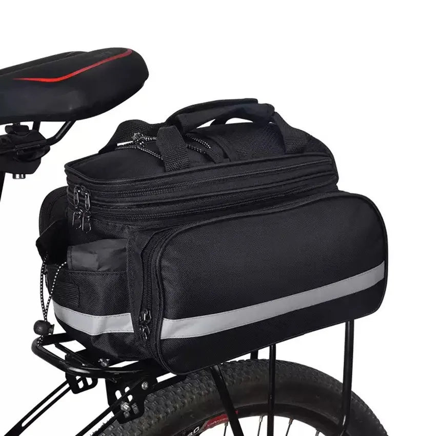 Fahrradtasche Packtasche 27L – erweiterbar, reflektierend inkl. Regenabdeckung-0
