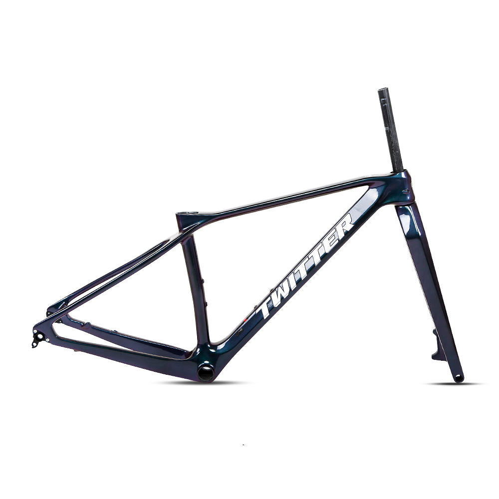 TWITTER M6 Carbon MTB Frame – T900 Mix, 29"/27.5", Strengthened XC, Gloss+UV Decals-1