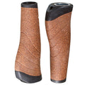 Humpert Griffe Faro 135mm Paar – Ergonomische Dura Cork Lenkergriffe Braun/Schwarz-0