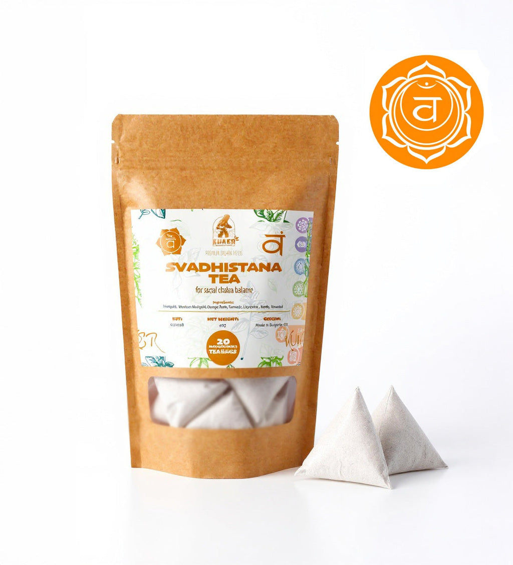 Sacral Chakra Tea 30g | Svadhishtana Balance Yoga Tea | 20 Biodegradable Bags-0