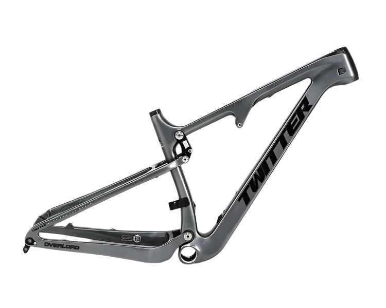 TWITTER OVERLORD Full Suspension Carbon MTB Frame – T800 Mix, 29"/27.5", AM, with DNM Rear SHOX-4
