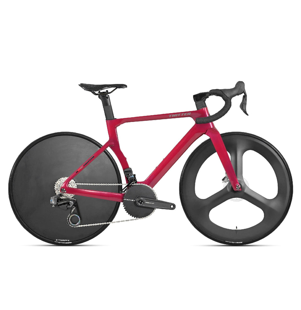 T8 Pro 3 Spoke Full Carbon Fiber Road Bike-1