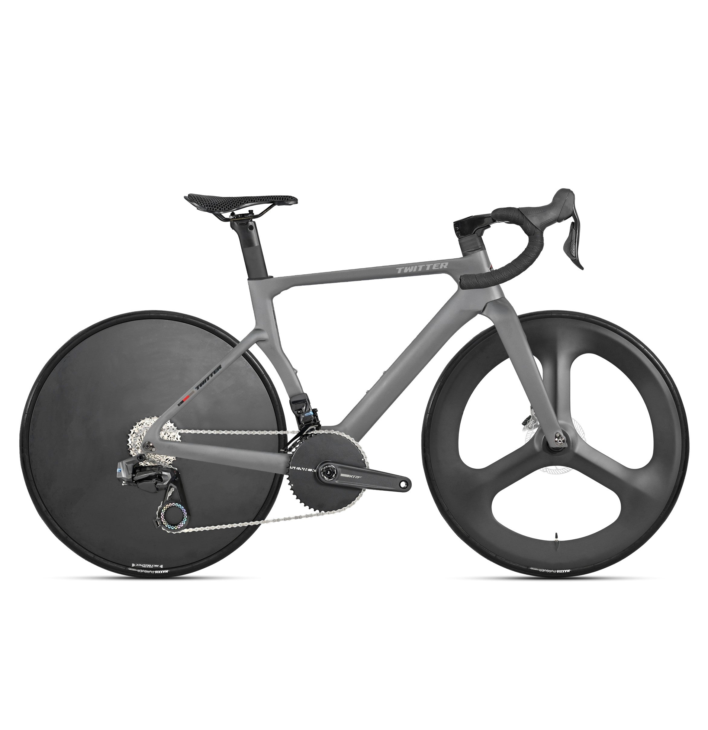 T8 Pro 3 Spoke Full Carbon Fiber Road Bike-5