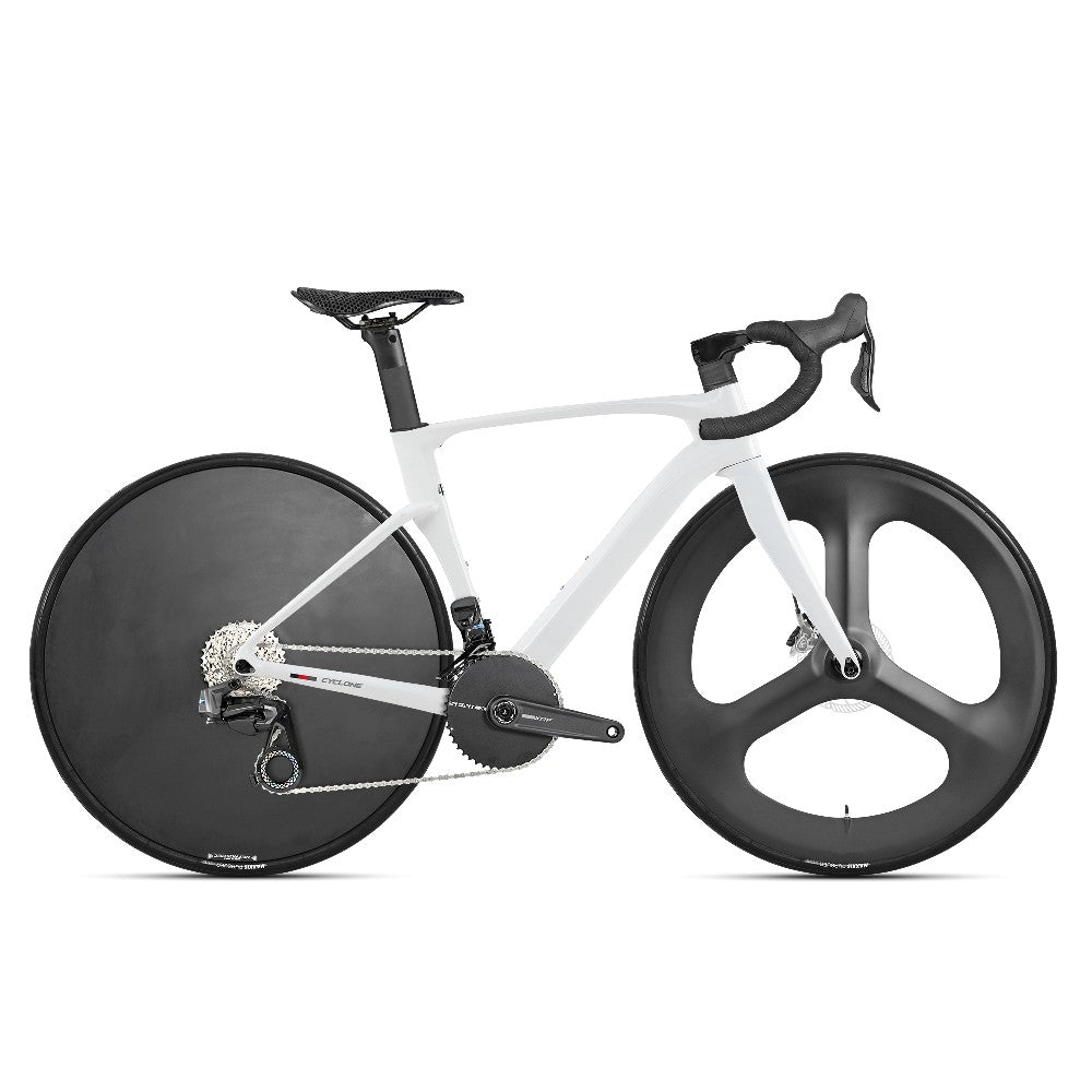 CYCLONE Tri-Spoke+Disc Wheel - TWITTER Road Bike-0