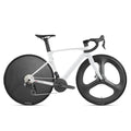 CYCLONE Tri-Spoke+Disc Wheel - TWITTER Road Bike-0