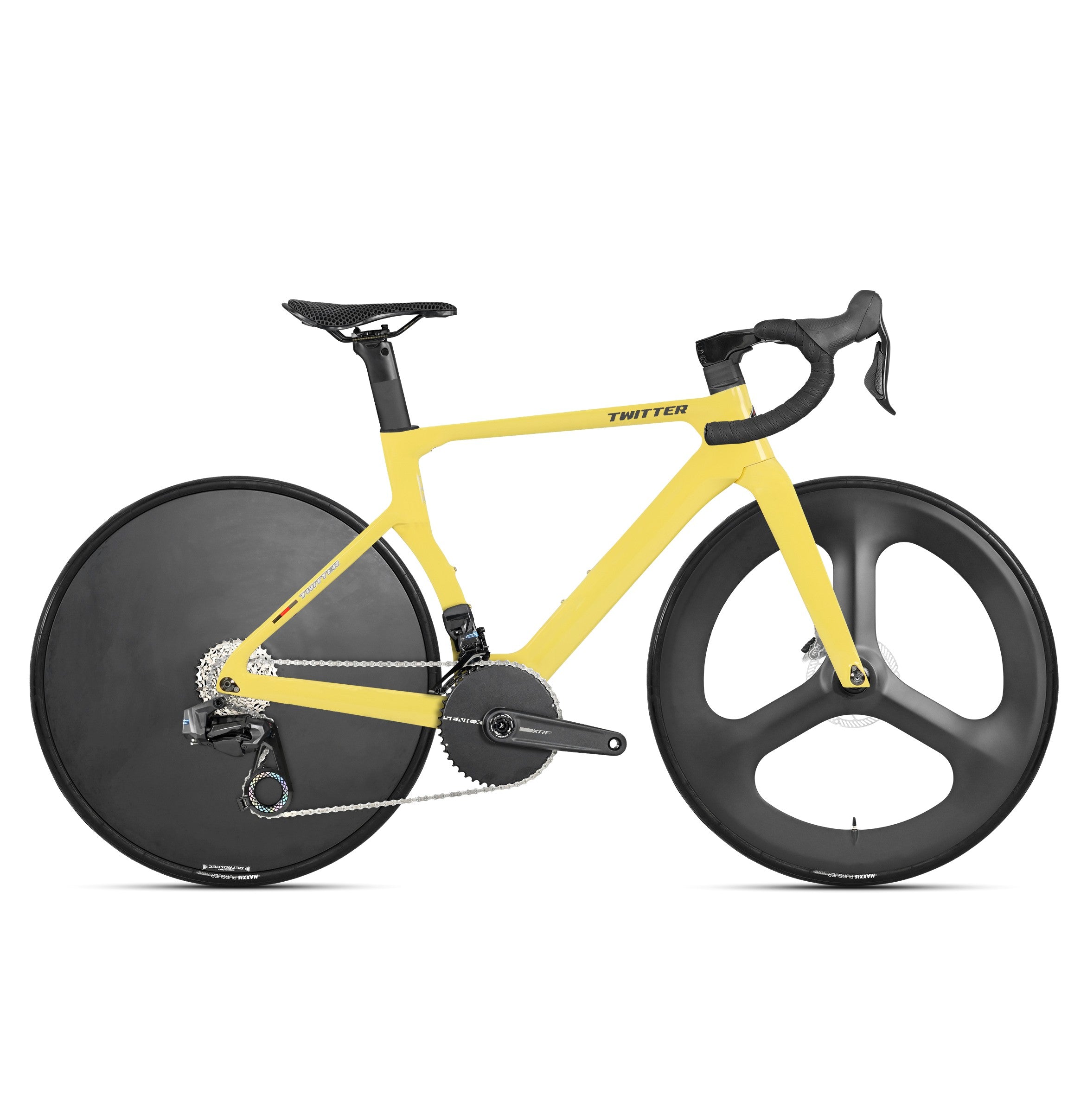 T8 Pro 3 Spoke Full Carbon Fiber Road Bike-0