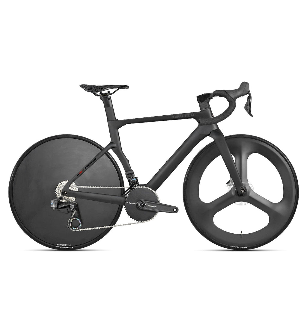 T8 Pro 3 Spoke Full Carbon Fiber Road Bike-4