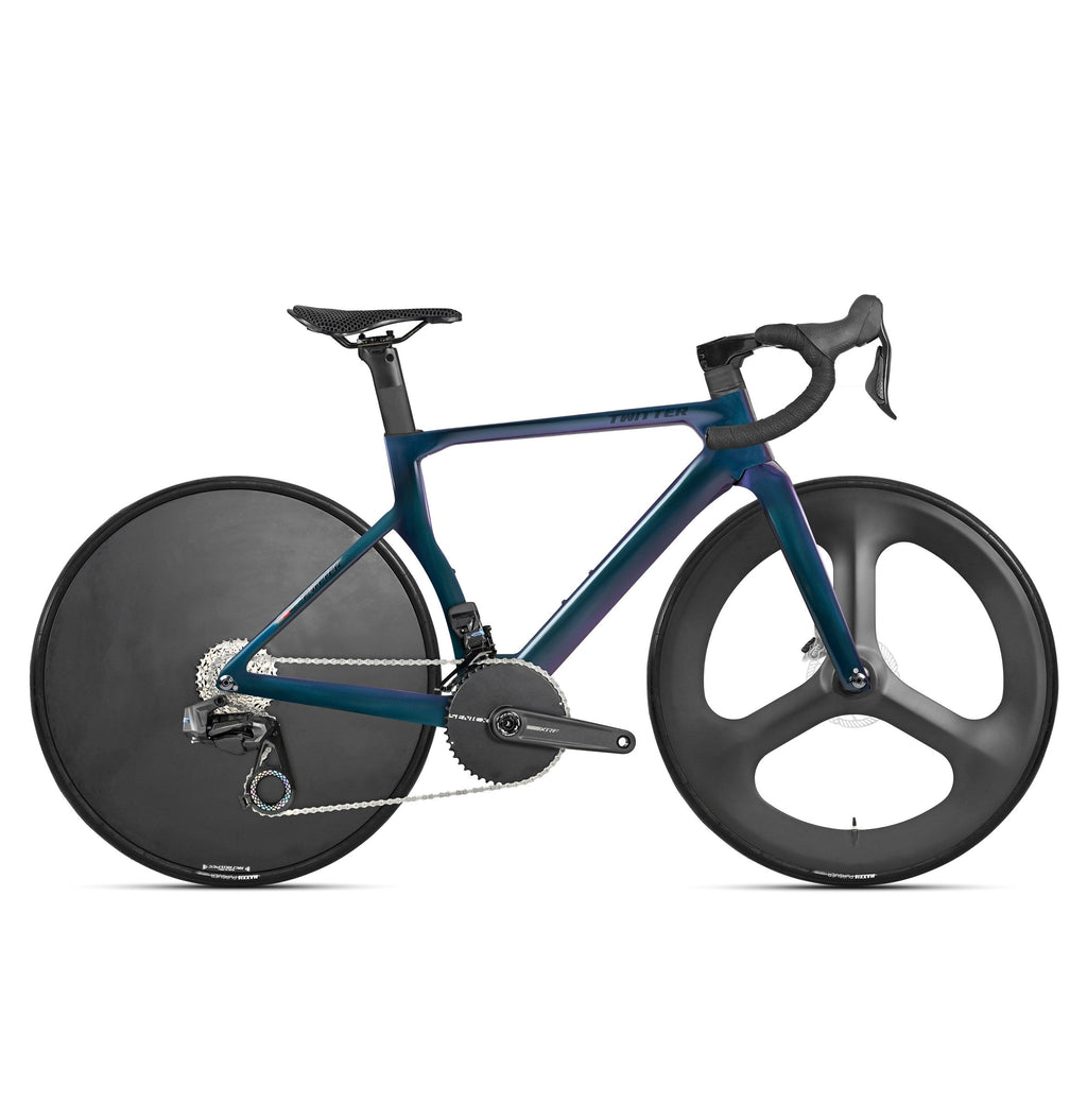 T8 Pro 3 Spoke Full Carbon Fiber Road Bike-2