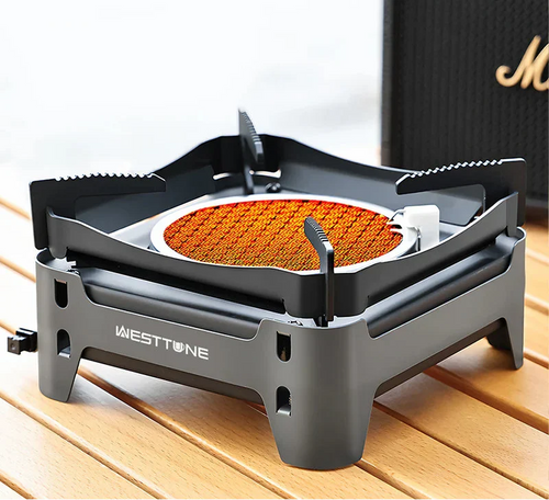 3600W Camping Infrared Gas Stove Grey-1